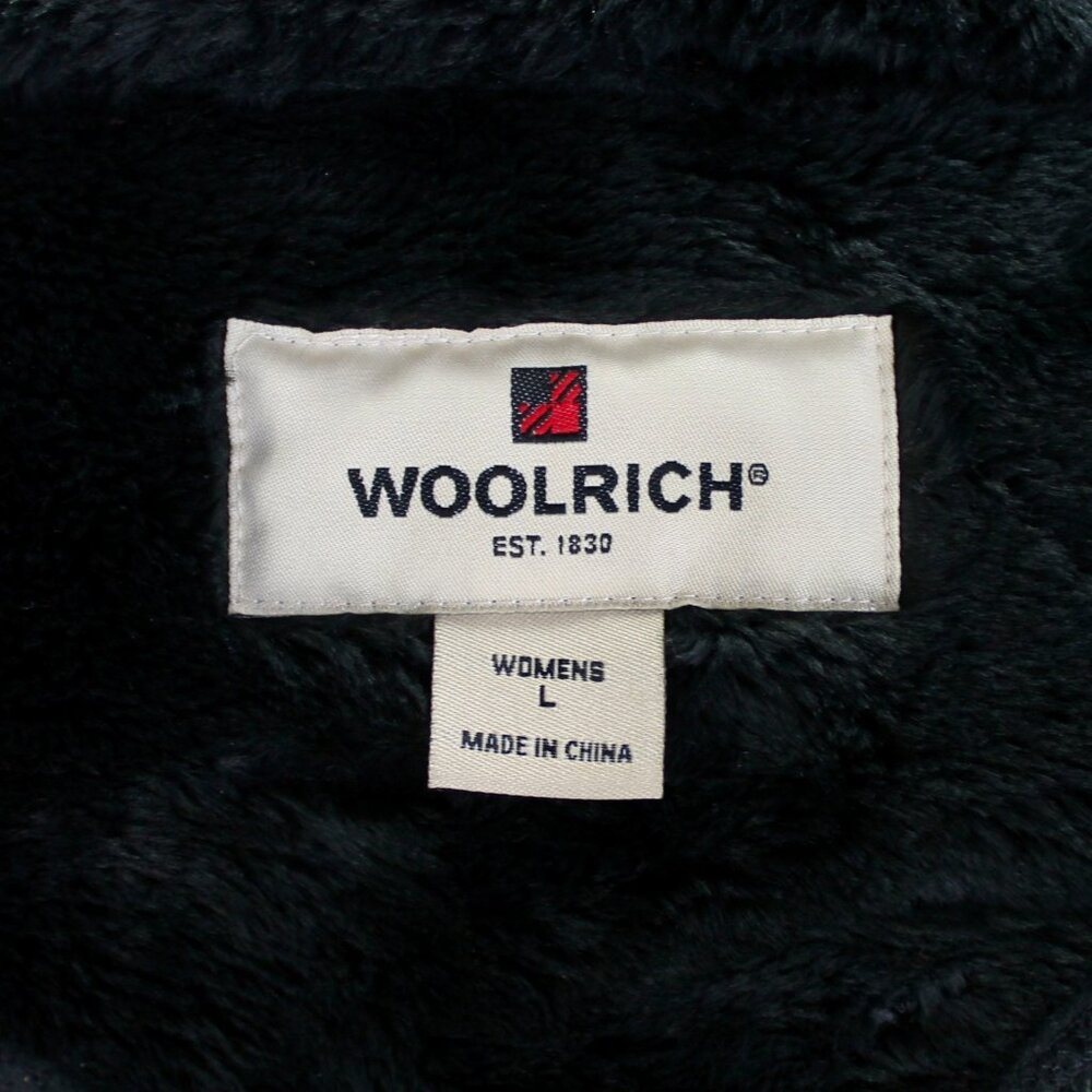 Woolrich Vest Womens Size L Green Black  Check Moose Full Zip Front Pockets - Picture 7 of 9